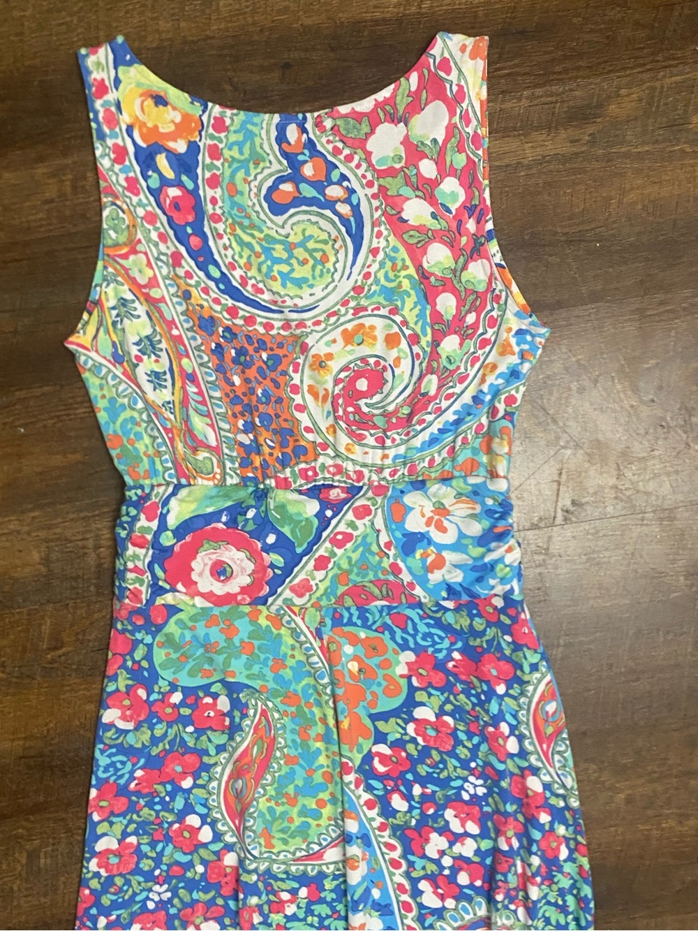 Cynthia Rowley Women’s S Multicolor Sleeveless Maxi Dress - Picture 6 of 7